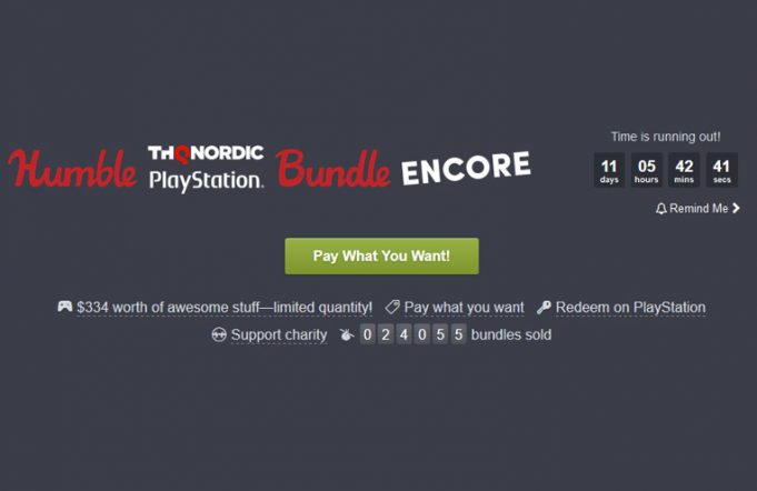 Humble Bundle THQ Nordic PlayStation Bundle, le retour humble bundle thq nordic playstation