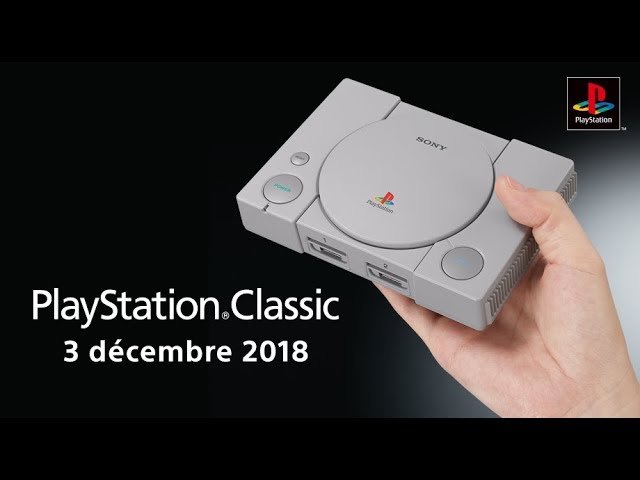 La PlayStation Classic arrive le 3 décembre