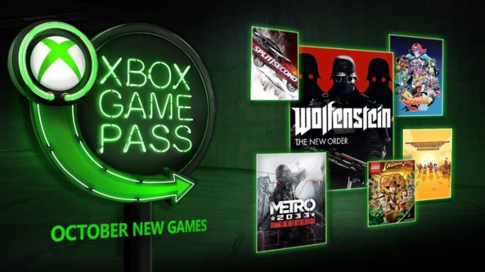 Xbox Game Pass : les jeux qui arrivent en Octobre 2018 xbox game pass octobre 2018