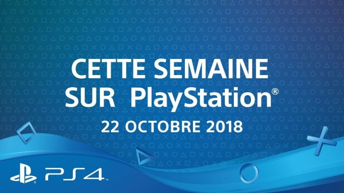 Mise à jour PS Store 22 octobre 2018