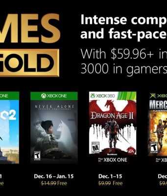 Games With Gold Décembre 2018