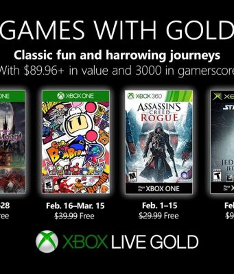 Games With Gold Février 2019