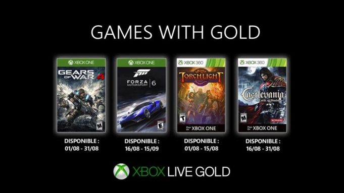 Games With Gold Août 2019 games with gold aout 2019